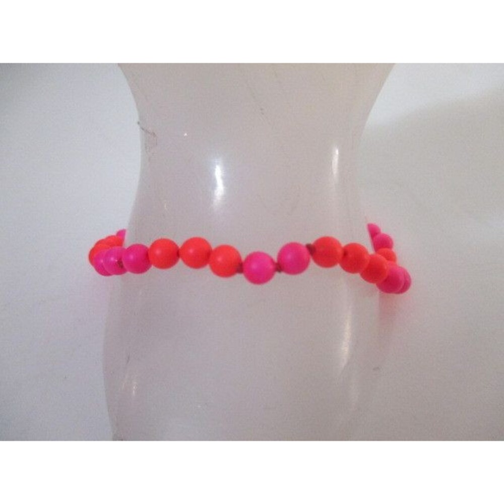 DANNIJO Women's Neon woob Pink Orange Bead Bracelet NWOT 145